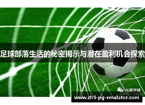 足球部落生活的秘密揭示与潜在盈利机会探索